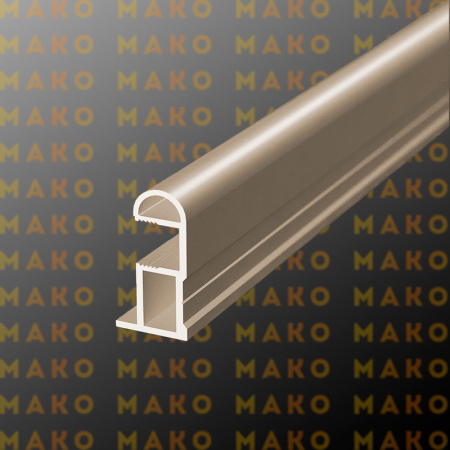 Профиль вертикальный MS162 Шампань браш (A59)